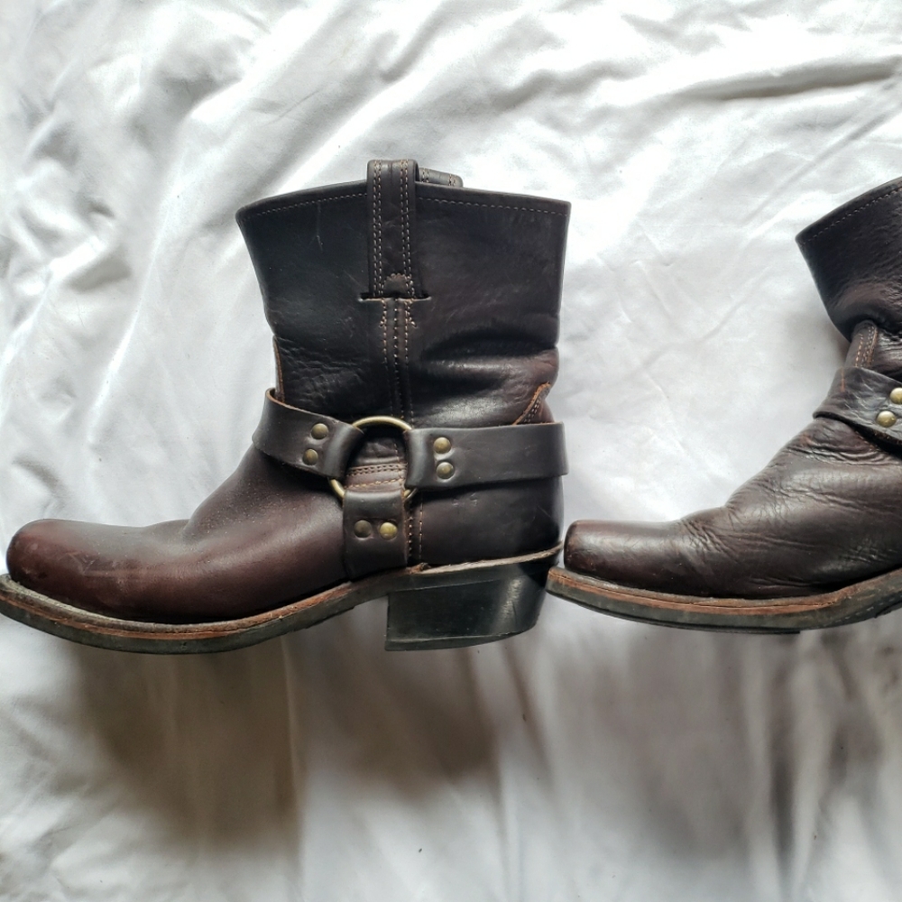 Frye Harness Brown US Size 9 Boots